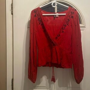 Divided / H&M Embroidered Top